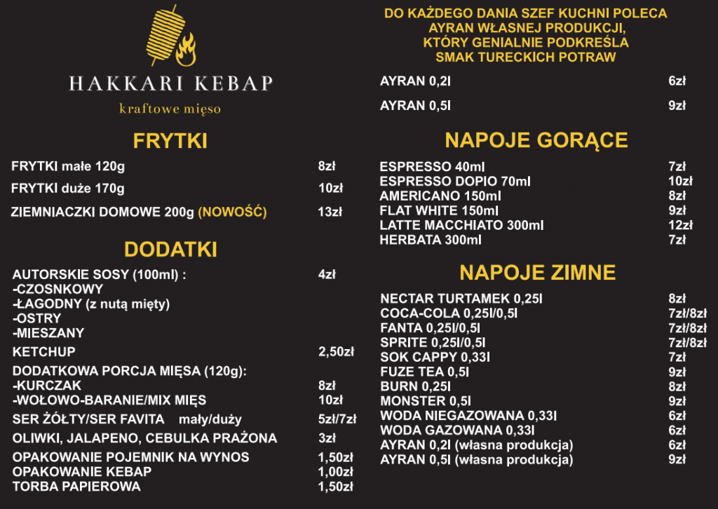 Menu Hakkari Kebab - zdjecie 2