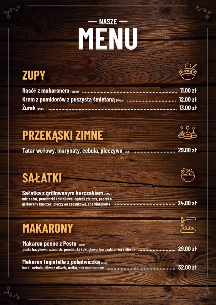 Menu Restauracja Osiedlowa - zdjęcie 4