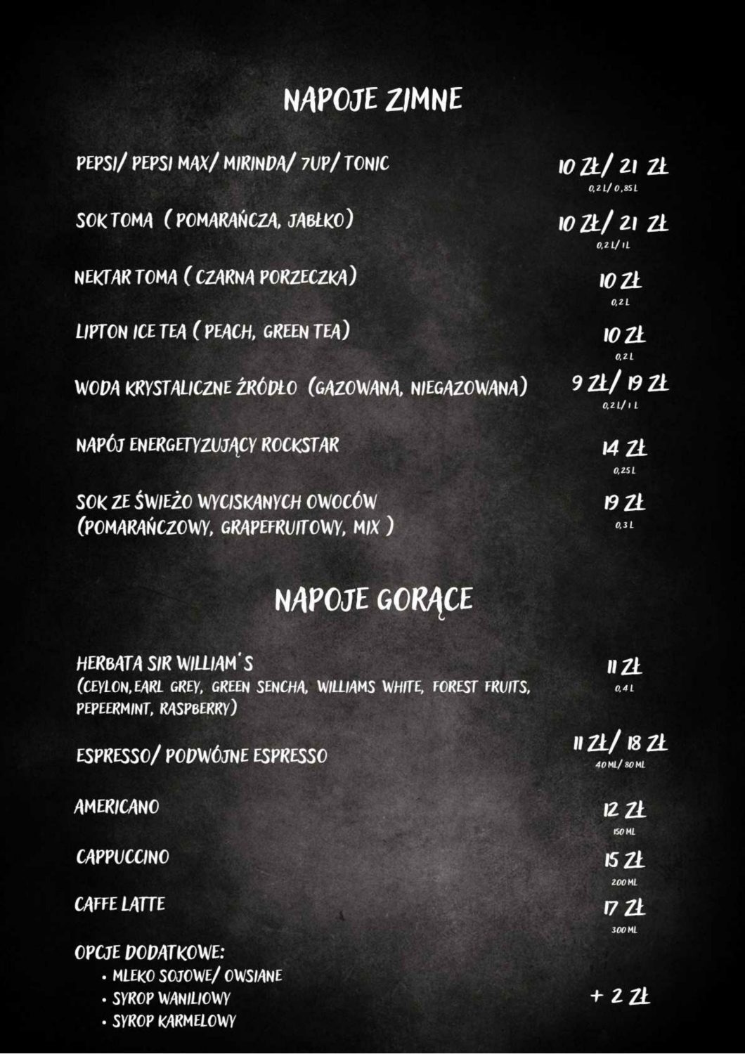 Menu Green Loft - zdjecie 4