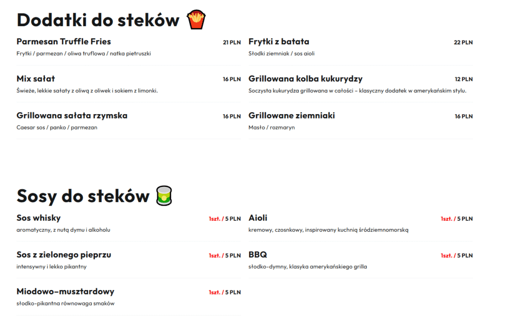 Menu Family American Food - zdjecie 3