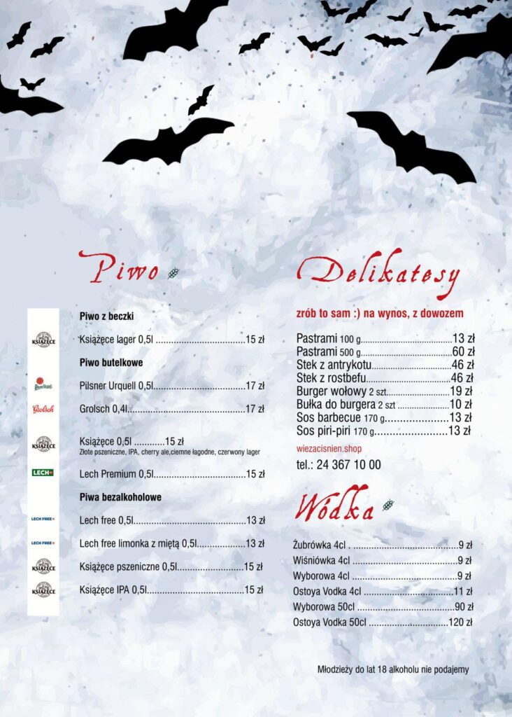 Menu Wieża Ciśnień - zdjęcie 3