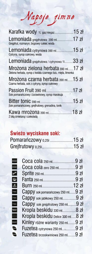 Menu Wieża Ciśnień - zdjęcie 5