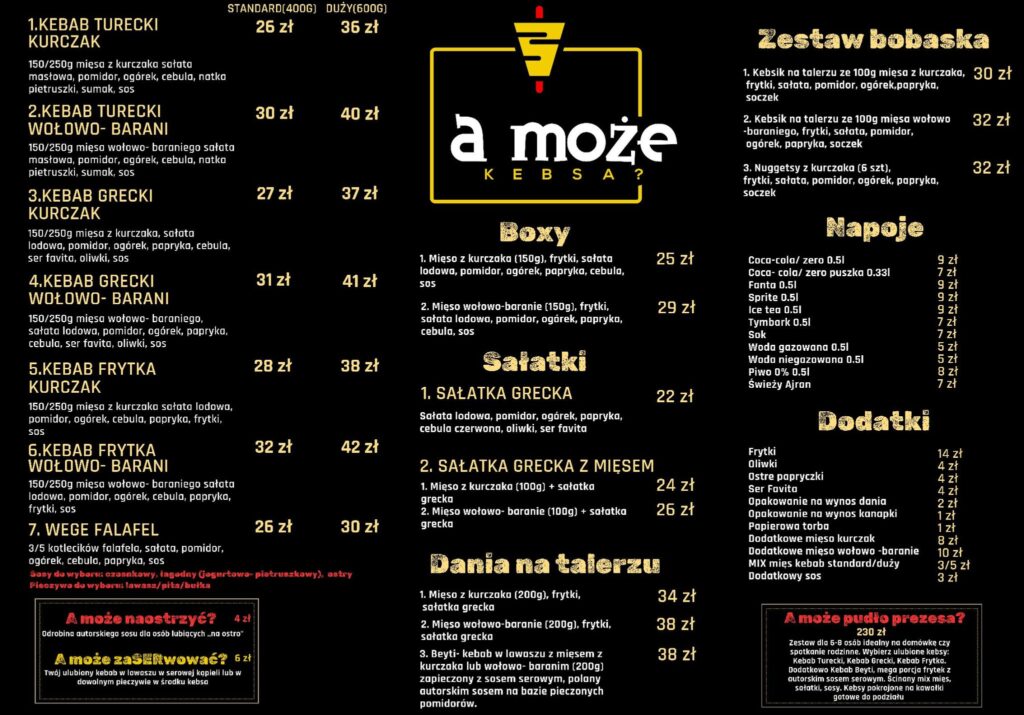 Menu A może kebsa? - zdjęcie 1