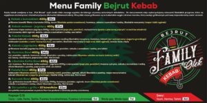 family bejrut kebab plock menu