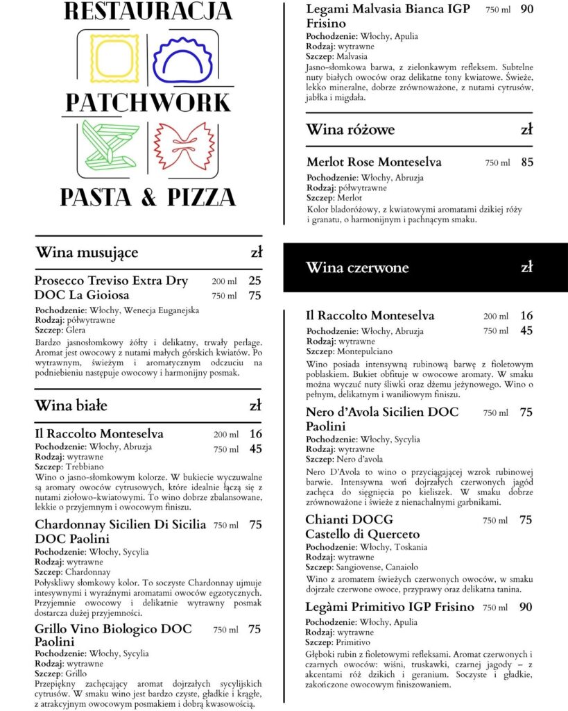 Menu Patchwork - zdjęcie 3