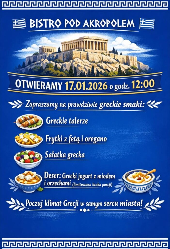 Menu Pod Akropolem - zdjęcie 2
