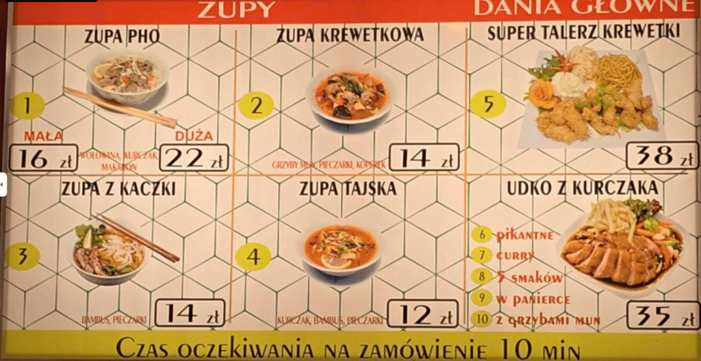 Menu THAI LONG Asian Express - zdjęcie 2