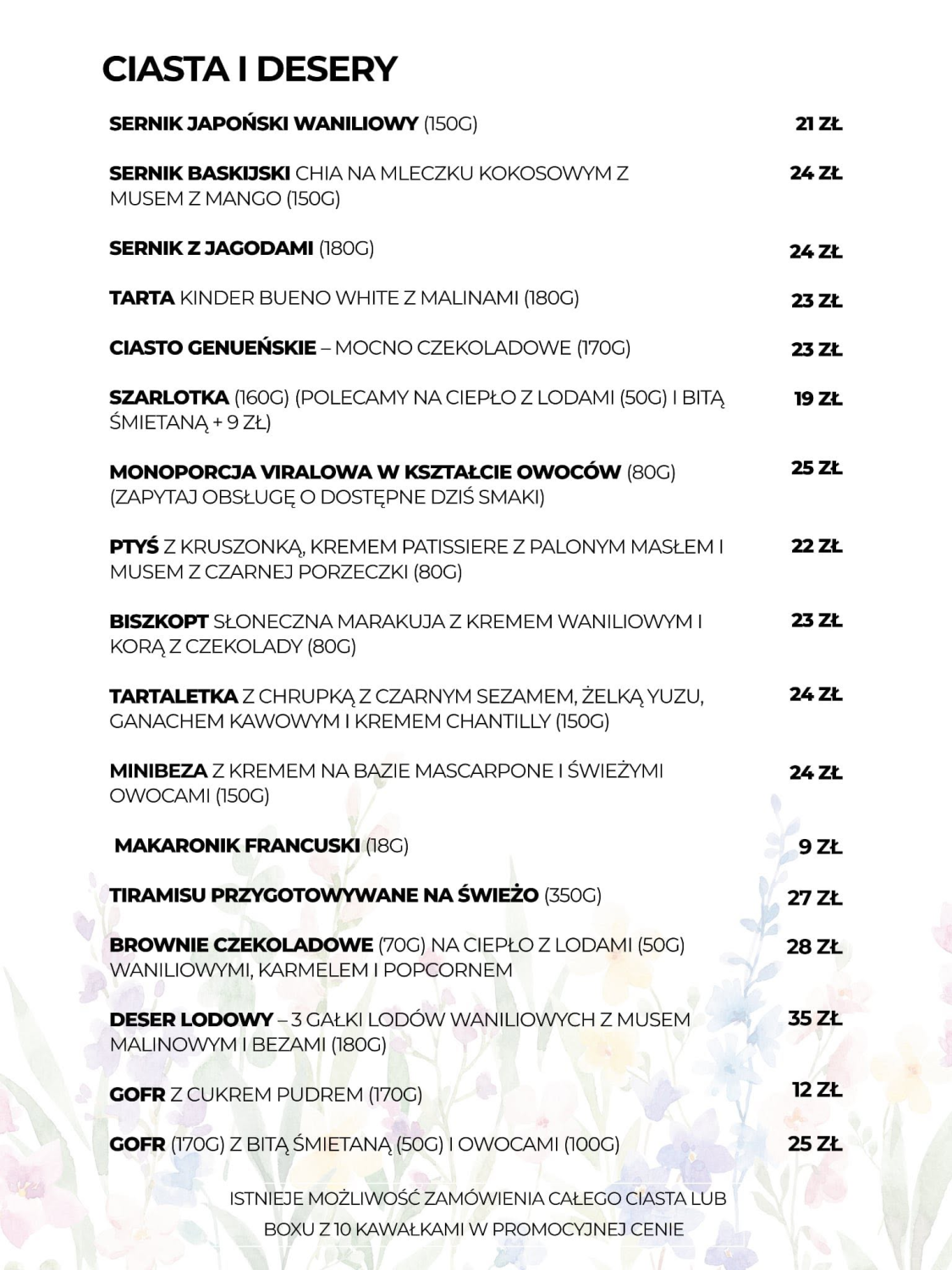 Menu Pierwsza Kawa by Aleksandra Piegat - zdjecie 5