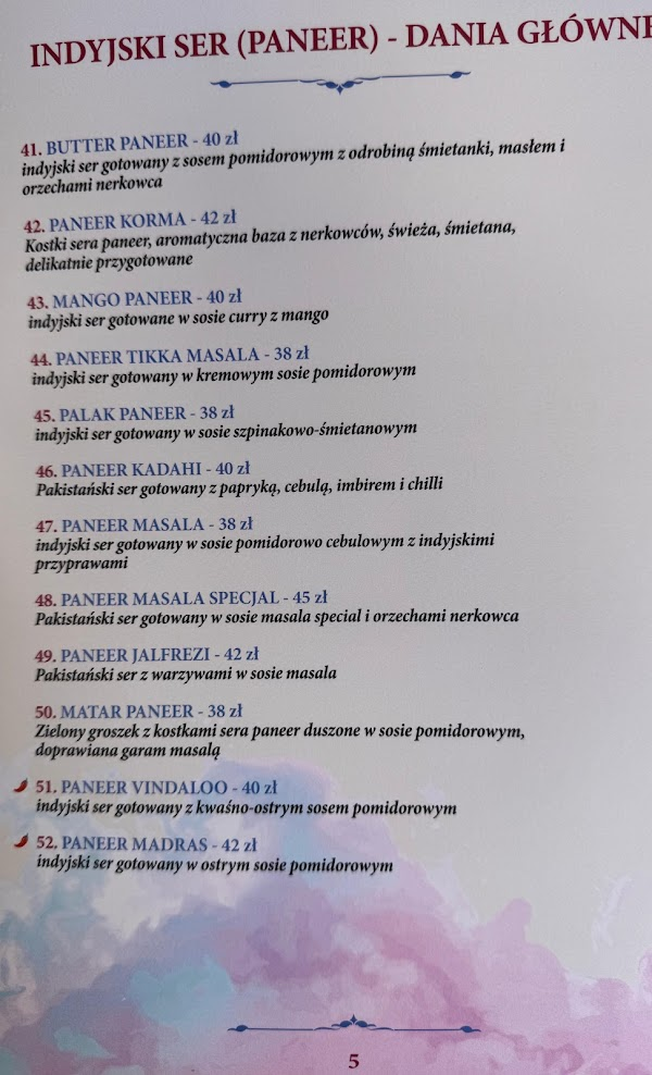 Menu Tikka Masala - zdjecie 4